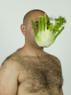 Raed Yassin   Self-Portrait with Foreign Fruits and Vegetables