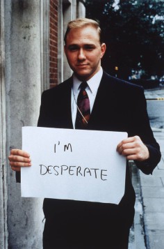 'I'm desperate' 1992-3 by Gillian Wearing OBE born 1963