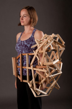 TRACY FEATHERSTONE wearable sculptures